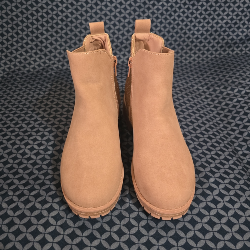 Laundry By Shelli Segal - Girls Blush Pink Boots With Glitter Backs